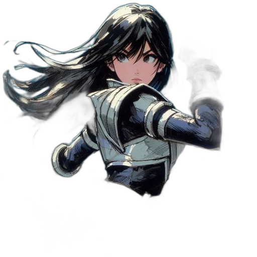 weapon, sword, staff, face transparent PNG cut-out