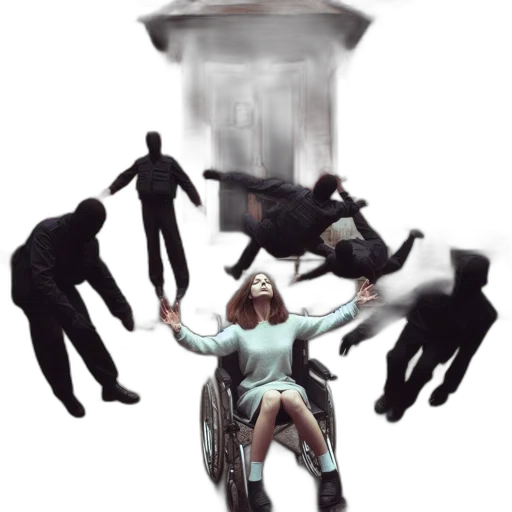 robot, staff, jacket, weapon transparent PNG cut-out