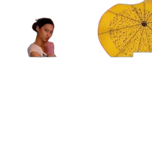 umbrella, hat, staff, dress transparent PNG cut-out