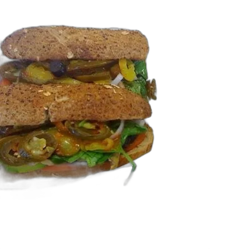 food, photorealistic, 3d render, subway transparent PNG cut-out