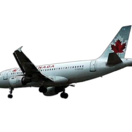 white, airplane, word, canada transparent PNG cut-out