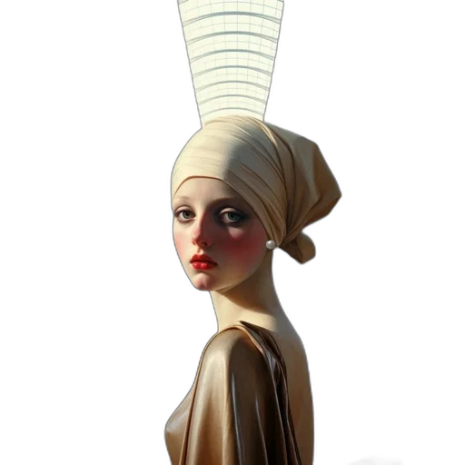 hat, dress, hair, crown transparent PNG cut-out
