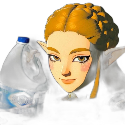 bottle, mask, face, hair transparent PNG cut-out