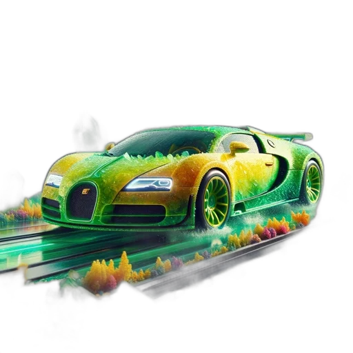 car, concept art, 3d render, photorealistic transparent PNG cut-out