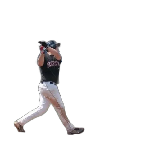 baseball, player, black, jersey transparent PNG cut-out