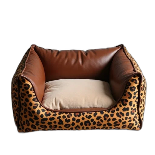 furniture, brown, leather, dog transparent PNG cut-out
