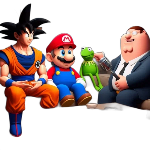 concept art, 3d render, pixel art, cartoon transparent PNG cut-out