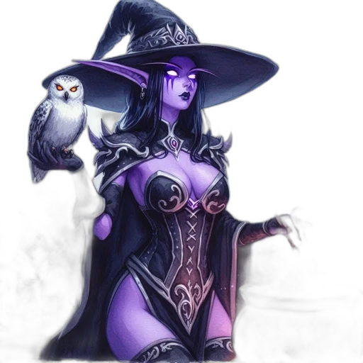 staff, dress, hat, mask transparent PNG cut-out