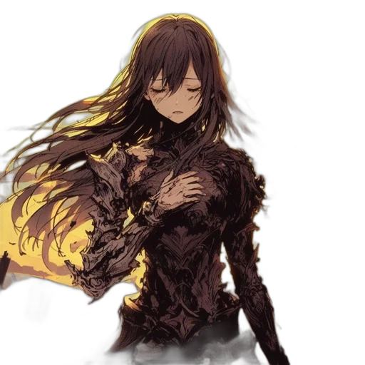 dress, weapon, dragon, concept art transparent PNG cut-out