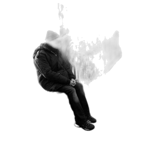 jacket, robot, creature, face transparent PNG cut-out
