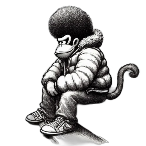 jacket, hat, hair, animal transparent PNG cut-out
