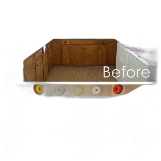 furniture, 3d render, photorealistic, before-and-after transparent PNG cut-out
