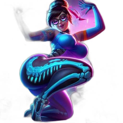 robot, staff, dress, concept art transparent PNG cut-out