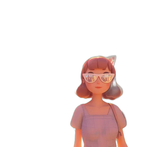 dress, robot, staff, face transparent PNG cut-out