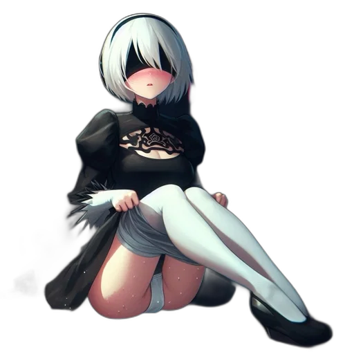 dress, jacket, robot, staff transparent PNG cut-out