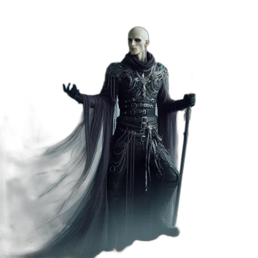 staff, mask, creature, concept art transparent PNG cut-out