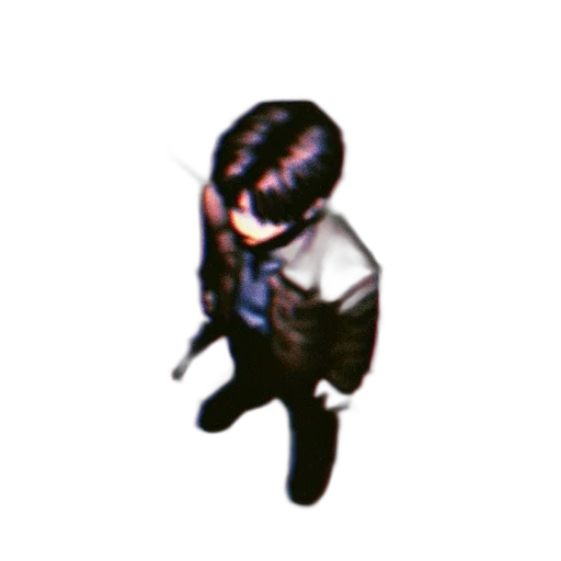 staff, robot, jacket, hair transparent PNG cut-out