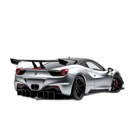 car, weapon, photorealistic, 3d render transparent PNG cut-out