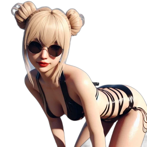 3d render, concept art, photorealistic, anime transparent PNG cut-out