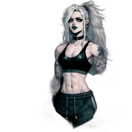 comic book art, concept art, fantasy art, pixel art transparent PNG cut-out
