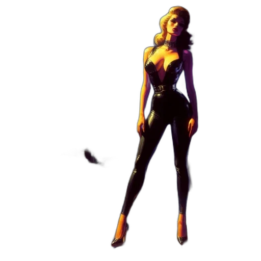 dress, weapon, robot, staff transparent PNG cut-out