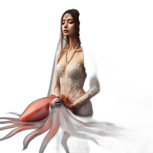 creature, dress, concept art, fantasy art transparent PNG cut-out