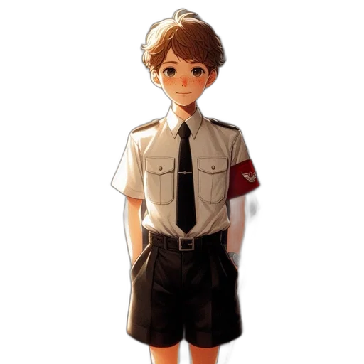 staff, dress, jacket, robot transparent PNG cut-out