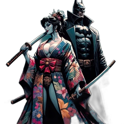 comic book art, concept art, cyberpunk, fantasy art transparent PNG cut-out