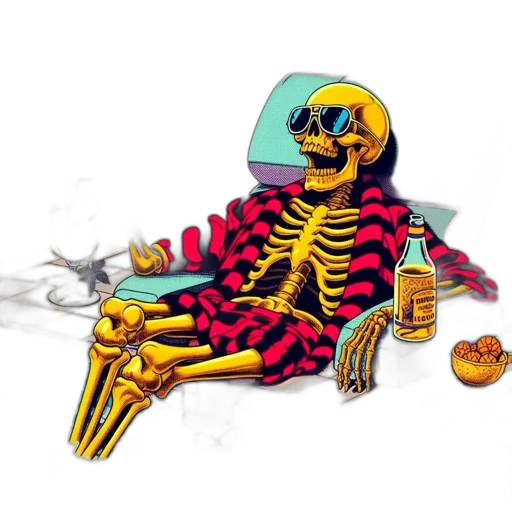 jacket, vaporwave, concept art, pixel art transparent PNG cut-out