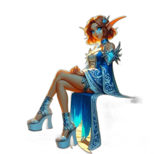 staff, dress, jewelry, fantasy art transparent PNG cut-out