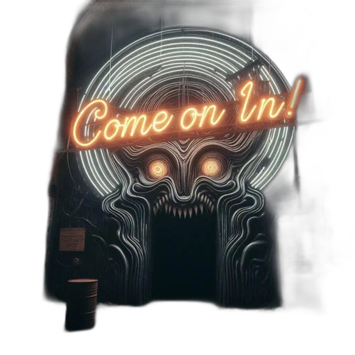 jacket, concept art, cyberpunk, entrance transparent PNG cut-out