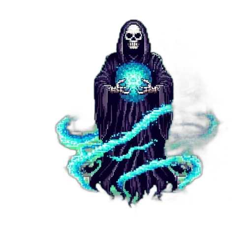staff, creature, mask, jacket transparent PNG cut-out