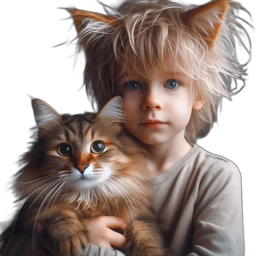animal, creature, hair, mask transparent PNG cut-out