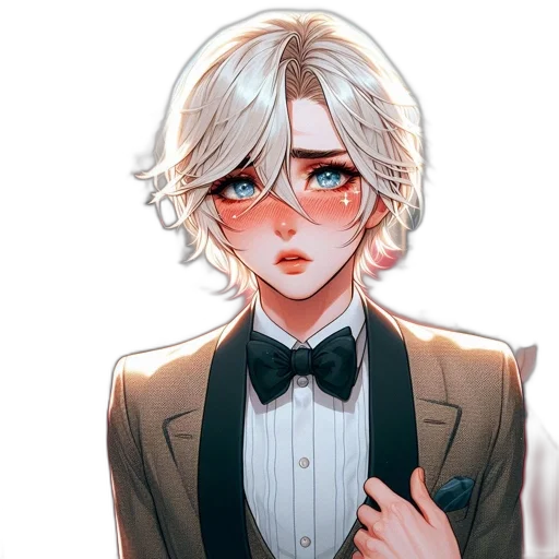 staff, face, anime, cartoon transparent PNG cut-out