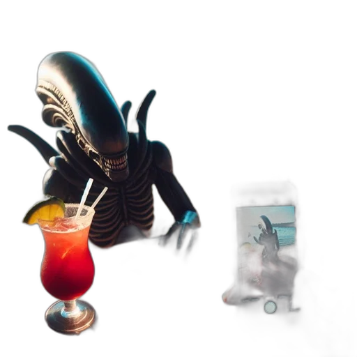 robot, creature, food, mask transparent PNG cut-out
