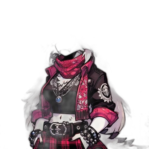 jacket, staff, mask, dress transparent PNG cut-out