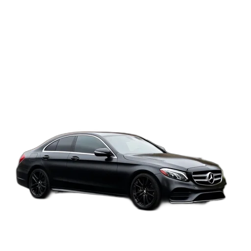 car, 3d render, photorealistic, black transparent PNG cut-out