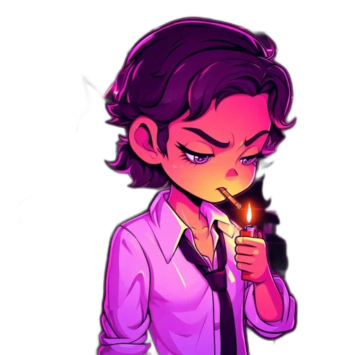 jacket, staff, pixel art, concept art transparent PNG cut-out