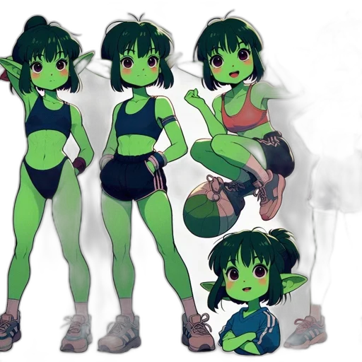 concept art, pixel art, anime, fantasy art transparent PNG cut-out