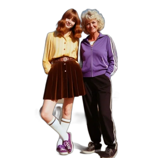 shoes, dress, staff, two transparent PNG cut-out
