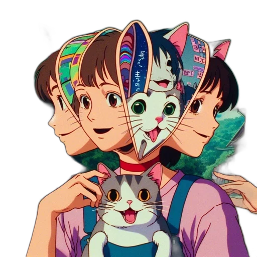 mask, animal, face, anime transparent PNG cut-out