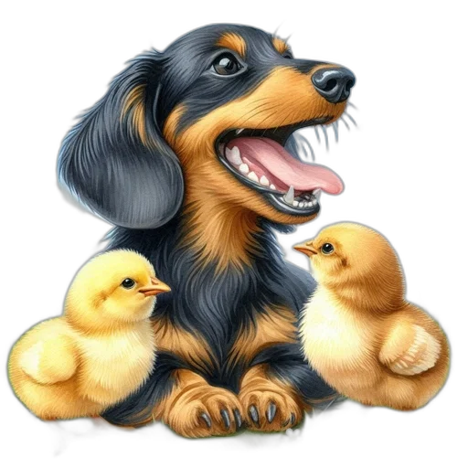 animal, photorealistic, oil painting, pixel art transparent PNG cut-out