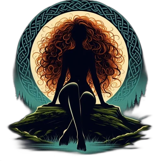 hair, dress, fantasy art, pixel art transparent PNG cut-out