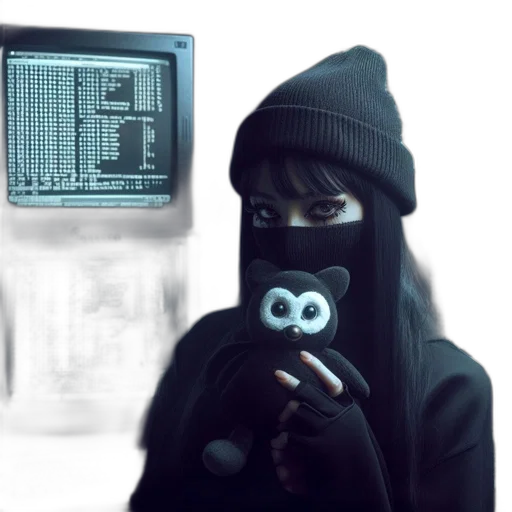 mask, jacket, robot, face transparent PNG cut-out