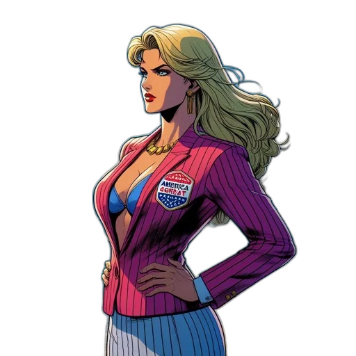 jacket, dress, comic book art, concept art transparent PNG cut-out