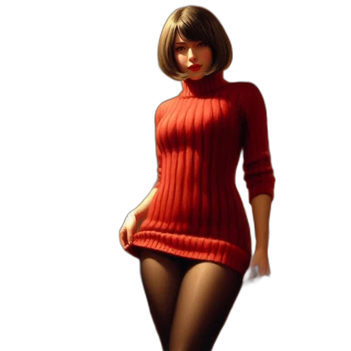 dress, 3d render, concept art, photorealistic transparent PNG cut-out