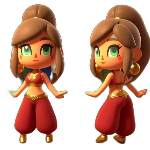 3d render, concept art, fantasy art, pixel art transparent PNG cut-out