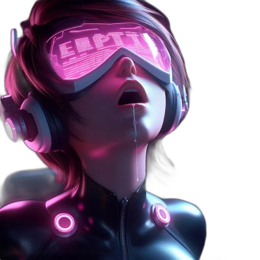 robot, mask, face, cyberpunk transparent PNG cut-out