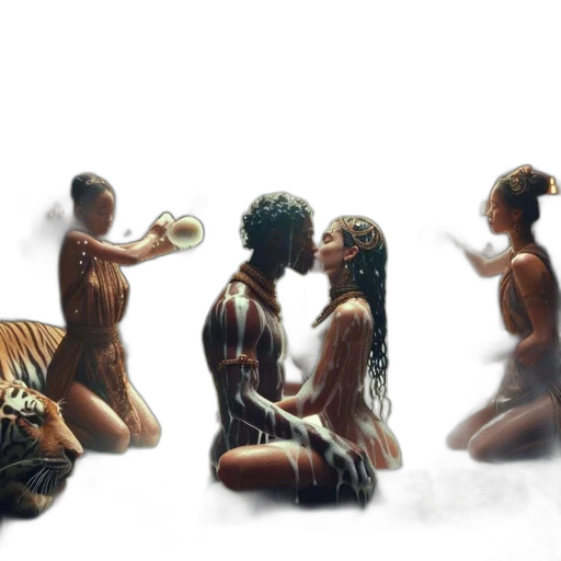 concept art, photorealistic, fantasy art, oil painting transparent PNG cut-out