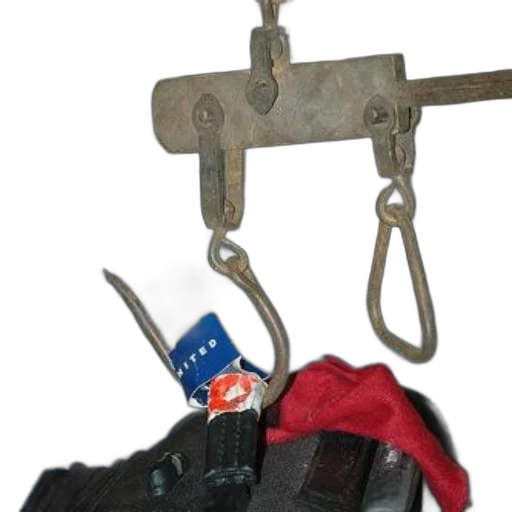 shoes, jacket, weapon, staff transparent PNG cut-out